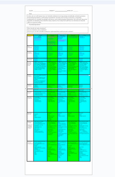 Preview of Scientific Unit or Weekly Lesson