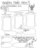 Scientific Variables Doodle Note Sheet