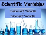 Scientific Variables PowerPoint (Independent Variables vs.