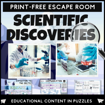 Preview of Scientific discoveries Escape Room