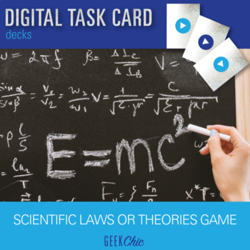 Preview of Scientific law or theory? - DIGITAL TASK CARDS