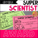 Scientist Award Template