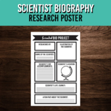 Scientist Bio Research Project Poster Template | Biography