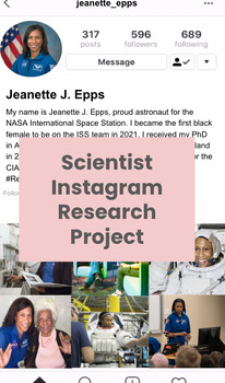 Preview of Scientist Instagram Research Project