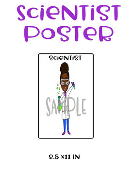 Scientist Poster by Tickle Me Purple | Teachers Pay Teachers