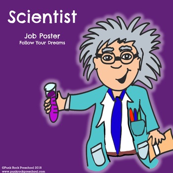 Preview of Scientist Poster - Discover Your Passions