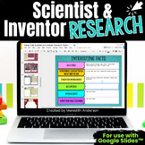 Scientist and Inventor Research Project - Digital Template