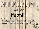 Scientist of the Month Bulletin Board