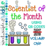 Scientist of the Month using QR Codes - VOLUME 1