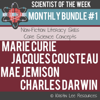 Preview of Scientist of the Week - Monthly Bundle #1