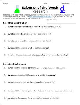 middle school science essay questions