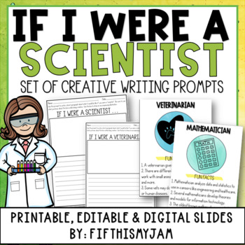 Preview of Scientists Creative Writing Prompts