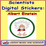 Scientists Digital Stickers for Distance Learning: Albert 