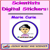 Scientists Digital Stickers for Distance Learning: Marie Curie