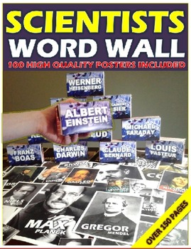 Preview of Scientists: Word Wall
