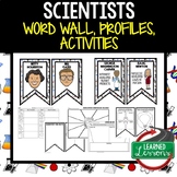 Scientists STEM Word Wall, Profiles, Activity Pages Digita