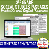 Scientists & Inventors - 3rd Grade Social Studies Reading 