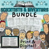 Scientists and Inventors Biography Activity Books Bundle P