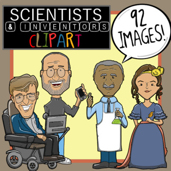 Preview of Scientists and Inventors ClipArt