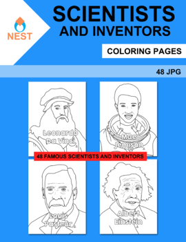 albert einstein coloring page teaching resources tpt