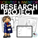 Scientist and Inventor Research Project Template Brochure 