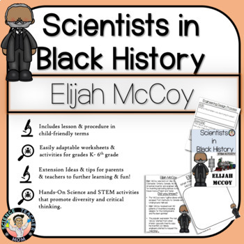 Preview of Elijah McCoy: Scientists in Black History (STEM & Engineering Design Activity)