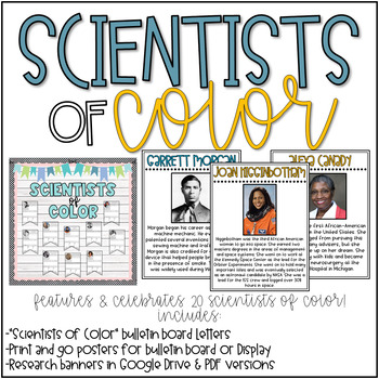 Preview of Scientists of Color Bulletin Board and Research Activity