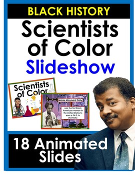 Preview of Scientists of Color  Slideshow Assembly Gr 2-6 Black History Month