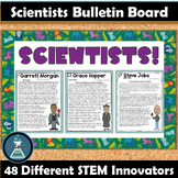 STEM Scientists of the Week or Month Bulletin Board Set Bu