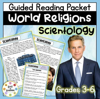 Preview of Scientology || World Religions || Guided Reading Comprehension || Text & Qs