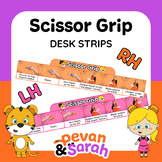 Scissor Grip Desk Strips | Scissor Skills Visual Instructi