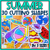 Scissor Practice Cutting Shapes Preschool SUMMER Fine Moto