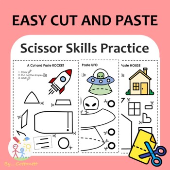 Christmas Scissor Skills Practice, Festive Cutting Fun for Kids