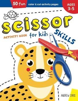 Happy Easter Scissors Skill Book for kids: Funny Cutting Practice Activity  Book for Toddlers and Kids ages 3-5 (Large Print / Paperback)