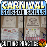 Scissor Skills Carnival Centers Cut and Paste No Prep Fine