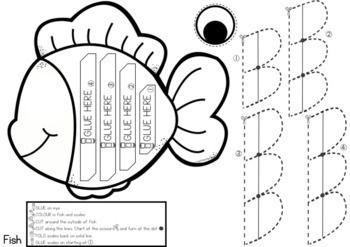 Scissor Skills Workbook For Preschoolers; Cutting Practice Book For Kids 2-4  – Cut And Coloring Kindergarten Prep: Scissors Worksheets For Preschool ;   Learners by Activity Trick