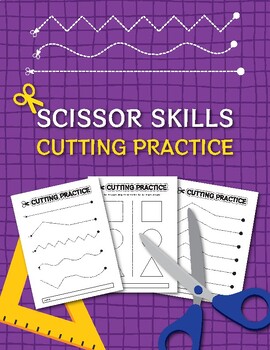 Scissor Skills Cutting Practice by Napapha Chotchuang | TPT