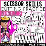 Cutting Practice Scissor Skills | BUNDLE 2 Fairy Tales, Nu