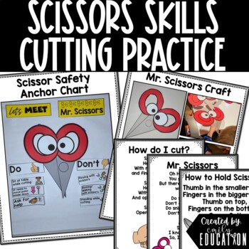 6 Tips and Ideas for Teaching Scissor Skills - Miss Kindergarten