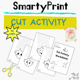 Scissor Skills | Cutting Practice | Preschool Worksheets |