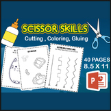 Scissor Skills Cutting Practice Sheets | Scissor Skills For Kids