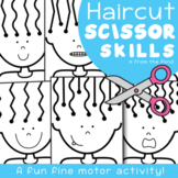 Scissor Skills Haircut Worksheets