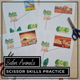 Scissor Skills Practice | Safari Animals
