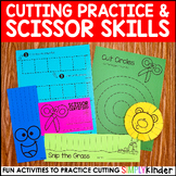 Cutting Practice with Scissors, Fine Motor Scissor Skills 