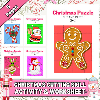 Christmas Scissor Skills Activity Book: Crafting Holiday Magic with Scissors  and Creativity by Kerish Editions