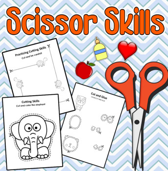Scissor Skills Lines: Fun Scissor Skills Activity Pad, 50 Cutting