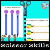 Scissor Skills Straight Lines