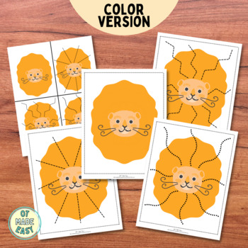 FREE Printable Scissors Skills Haircut Worksheets - Little Lions