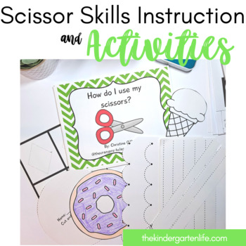 Preview of Scissor Skills and Cutting Practice Worksheets