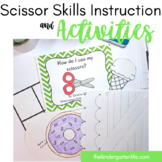 Scissor Skills and Cutting Practice Worksheets